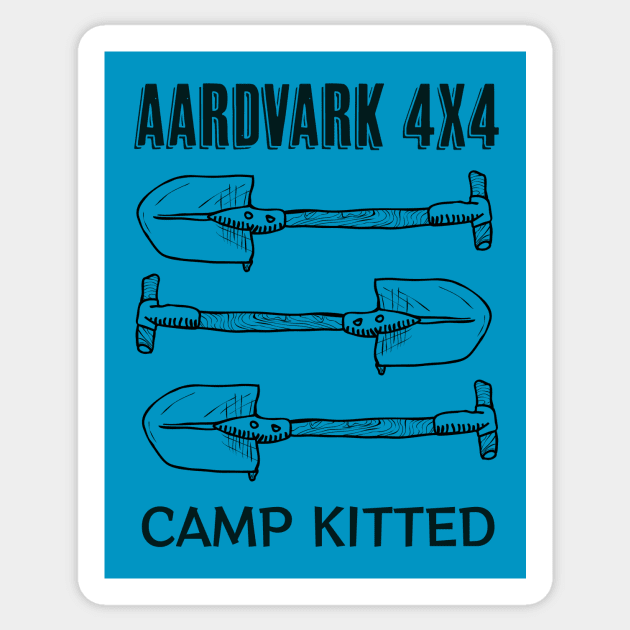 Kitted Shovels Sticker by AARDVARK 4X4